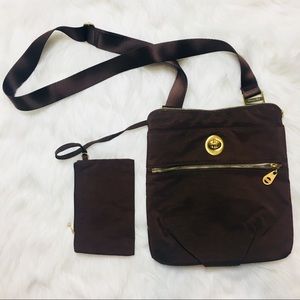 EUC BAGGALLINI CROSS BODY BROWN BAG